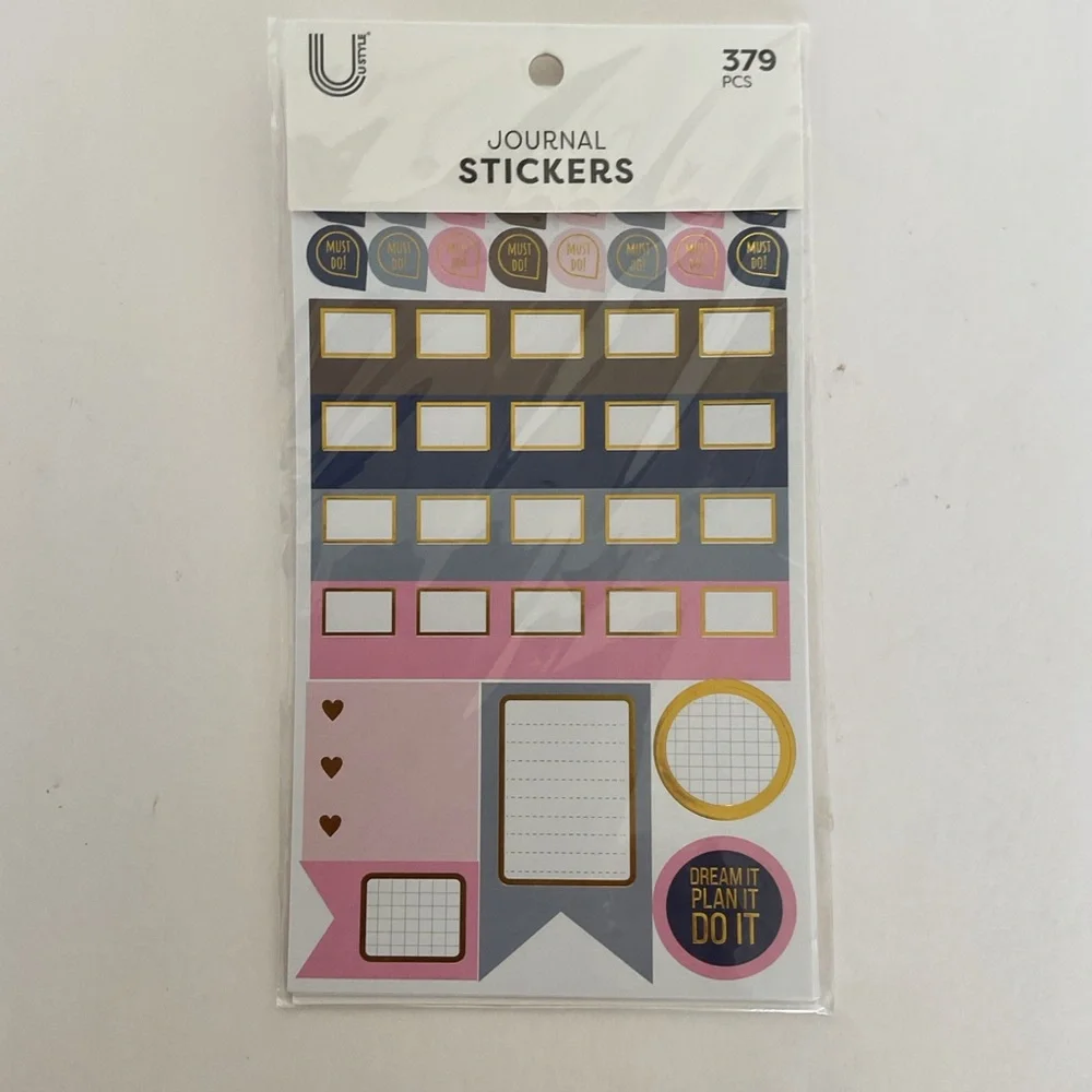 U Style COLORFUL Journaling Stickers. NWT.